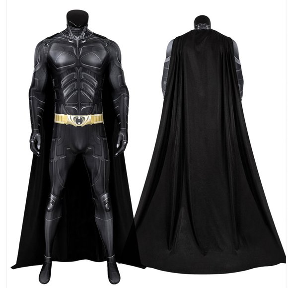 Bruce Wayne Bodysuit Knight Cosplay Costume